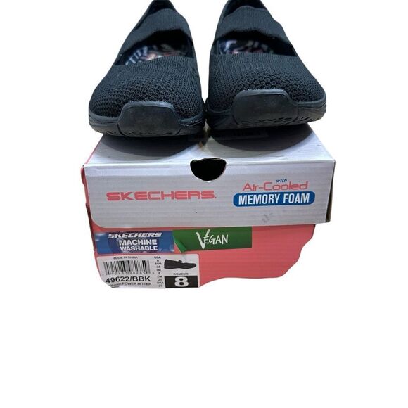 Skechers Seager Power Hitter Mesh Mary Jane Shoes | Size 8 - Picture 4 of 8